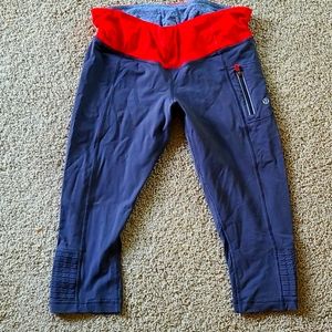 Lululemon luxtreme running crops